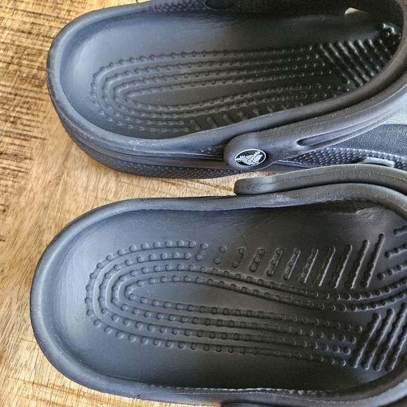 Crocs Men's Classic Clog Triple Black Slip On Shoes Size 9 - Picture 4 of 9